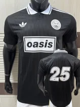 2025 Ad Oasis Joint Edition #25 Player Version Black Polo Short Sleeve (白边)
