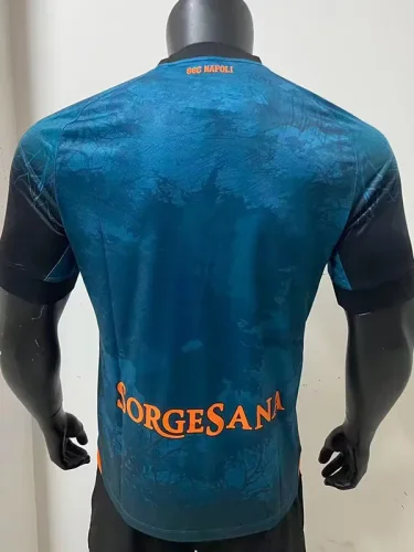 2025-26 Napoli Halloween Blue Player Version Soccer Jersey