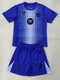 2025-26 BAR Purple Goalkeeper Kids Soccer Jersey