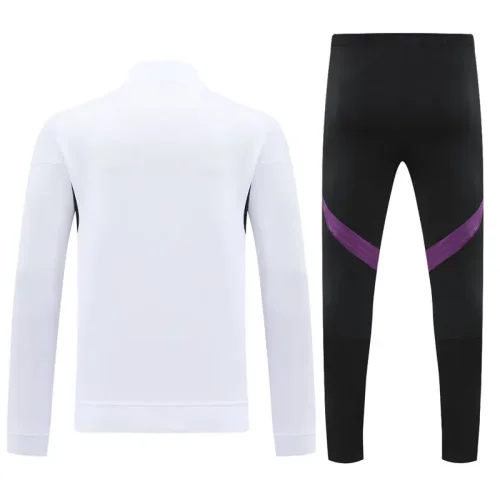 2025-26 Man Utd White Jacket Tracksuit