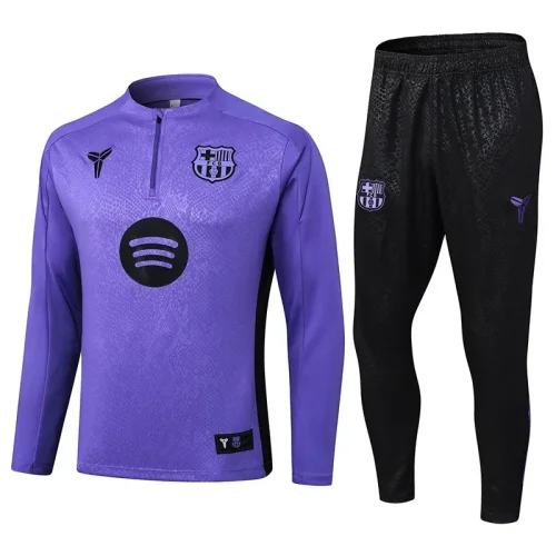 2025-26 BAR Purple Half Pull Tracksuit (半拉链)