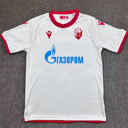 2025-26 Crvena Zvezda Away Fans Soccer Jersey (红星队)