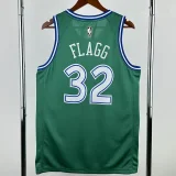 2025-26 Dallas Mavericks FLAGG #32 Green Retro Top Quality Hot Pressing NBA Jersey