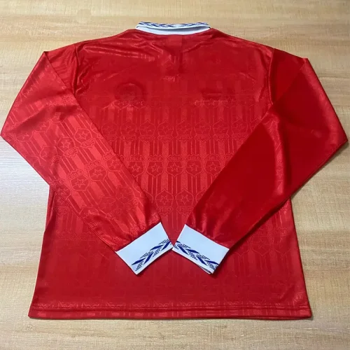 1995 Chile Home Long Sleeve Retro Soccer Jersey (长袖)