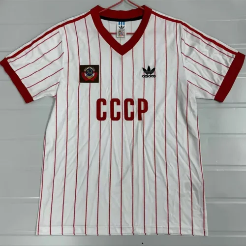 1982-1983 Soviet Union Away Retro Soccer Jersey
