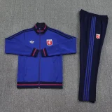 2025-26 Lyon Royal blue Jacket Tracksuit