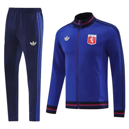 2025-26 Lyon Royal blue Jacket Tracksuit