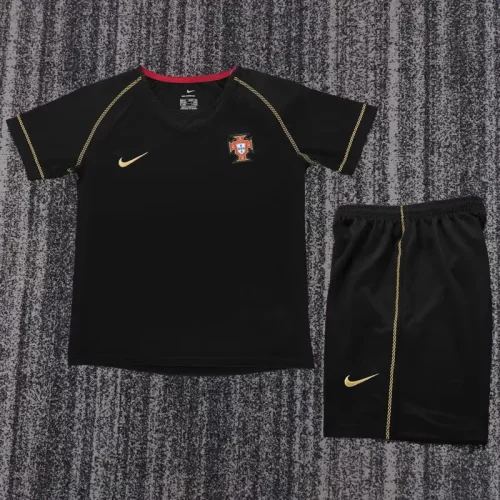 2006 Portugal Away Kids Retro Soccer Jersey