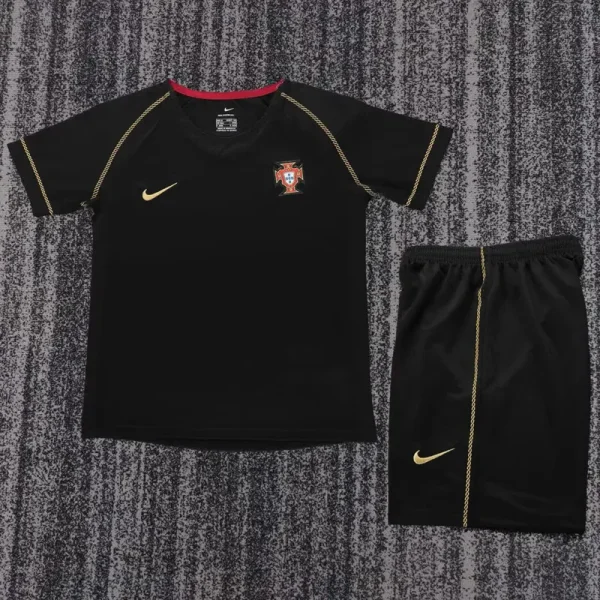2006 Portugal Away Kids Retro Soccer Jersey