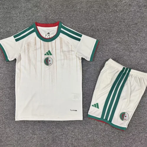 26-27 Algeria Home Kids Soccer Jersey