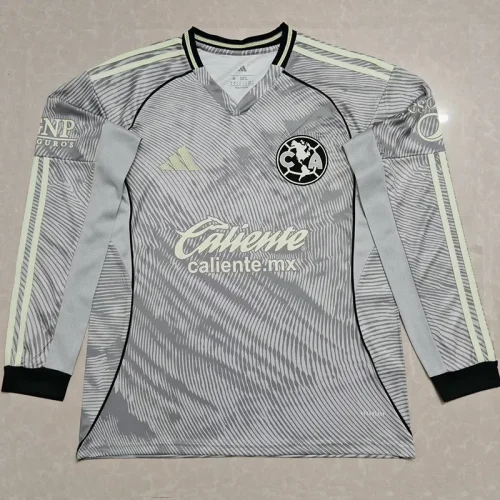 2025-26 Club America Third Long Sleeve Soccer Jersey (长袖)