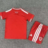 2026-27 Wales Home Kids Soccer Jersey