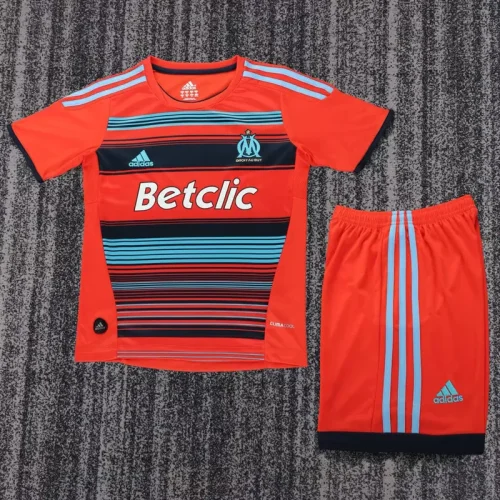2011-2012 Marseille Away Kids Retro Soccer Jersey