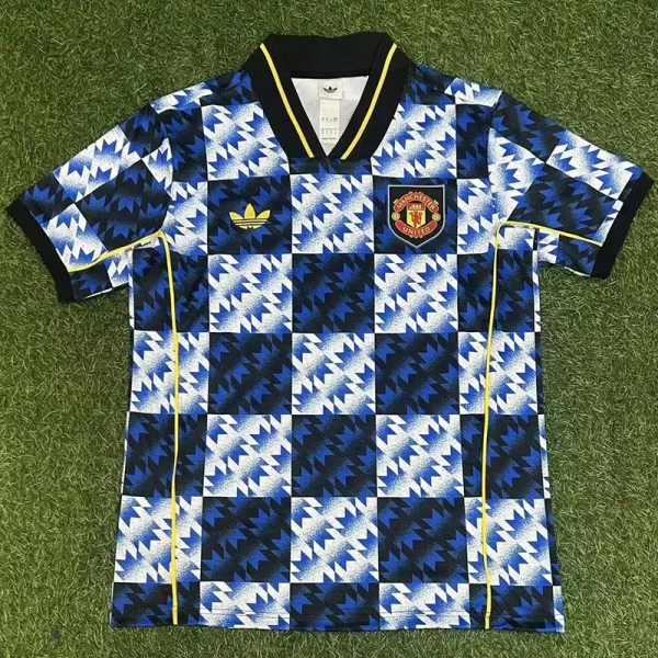 2025-26 Man Utd Blue Black Special Edition Fans Training shirts