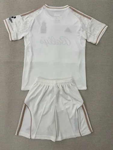 2025-26 Nottingham Forest Away Kids Soccer Jersey