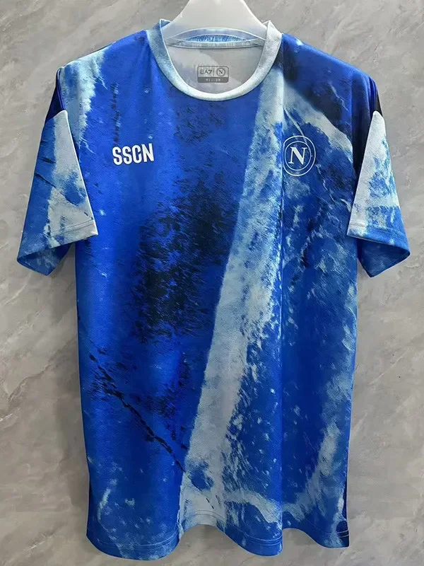 2025-26 Napoli Blue Grey Training Shirts