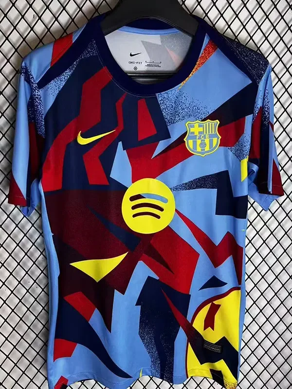 2025-26 BAR Blue Yellow Red Special Edition Training shirts