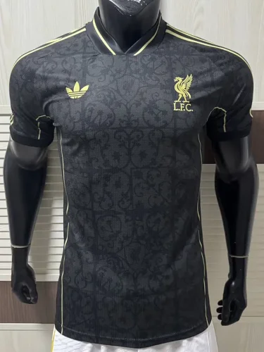 2025-26 LIV Black Casual Edition Player Version Soccer Jersey