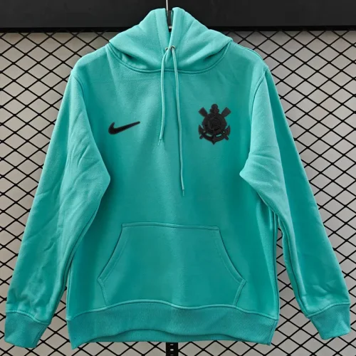 2025-26 Corinthians Light green Hoody 浅绿色(黑标加绒)