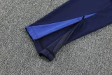 2025-26 France Fancy blue Half Pull Tracksuit (半拉链)