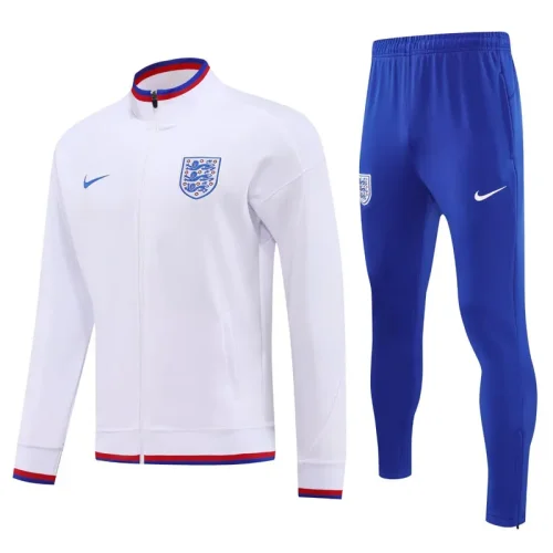 2025-26 England White Jacket Tracksuit