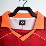 1999-2000 Roma Home Long Sleeve Retro Soccer Jersey (长袖)