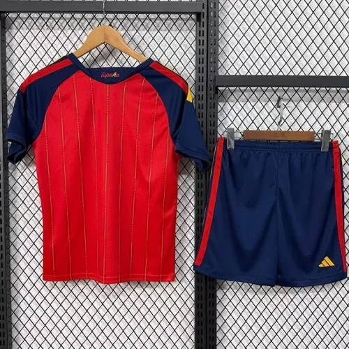 2026-27 Spain Home Kids Soccer Jersey