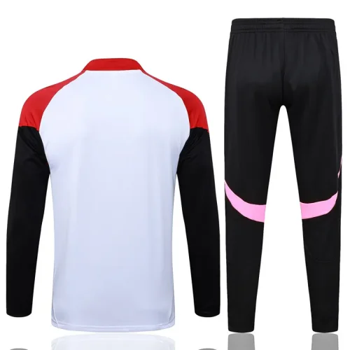 2025-26 ARS White Half Pull Tracksuit #B25115(半拉链)