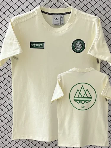 2025-26 Celtic Beige Casual T-Shirt