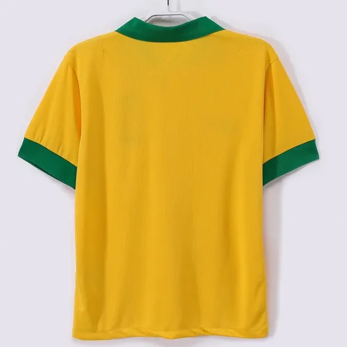 2013-2014 Brazil Home Retro Soccer Jersey