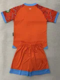 2025-26 West Ham Orange Goalkeeper Kids Soccer Jersey