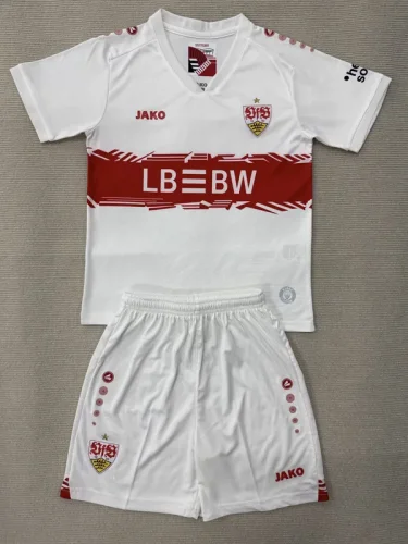 2025-26 Stuttgart Home Kids Soccer Jersey