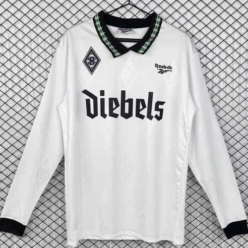 1995-1996 Monchengladbach Home Long Sleeve Retro Soccer Jersey (长袖)