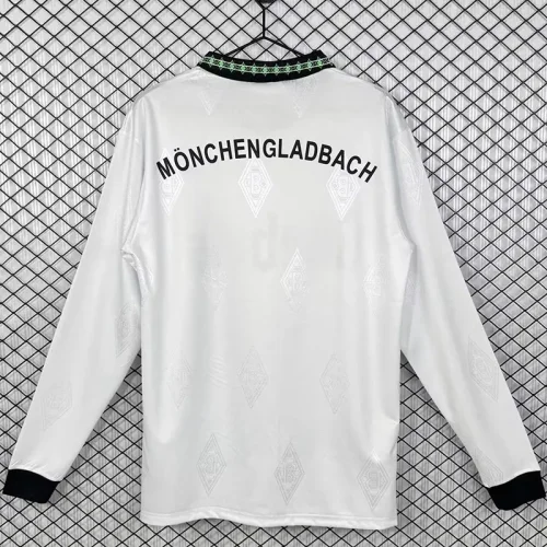 1995-1996 Monchengladbach Home Long Sleeve Retro Soccer Jersey (长袖)