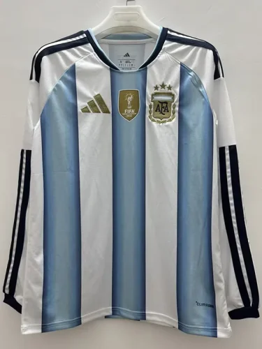 2026-27 Argentina Home Long Sleeve Soccer Jersey (长袖)