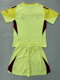 2025-26 Nottingham Forest Yellow Goalkeeper Kids Soccer Jersey