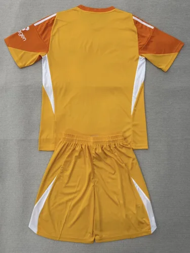 2025-26 Nottingham Forest Orange Goalkeeper Kids Soccer Jersey