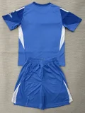 2025-26 Nottingham Forest Blue Goalkeeper Kids Soccer Jersey
