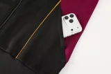 2025-26 Roma Black Jacket Tracksuit #07