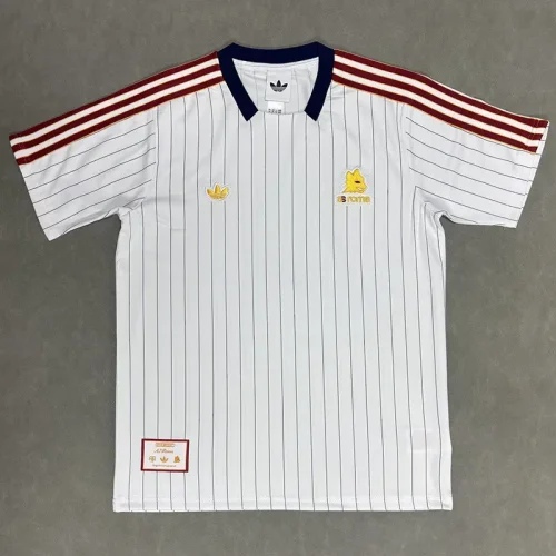 2025-26 Roma White Casual Edition Fans Training shirts