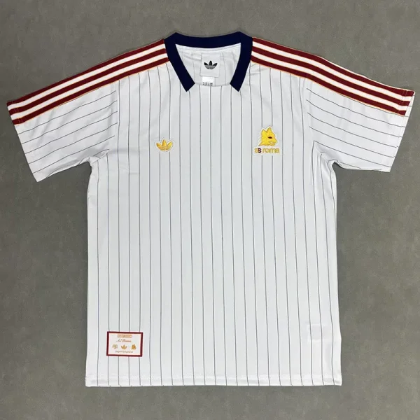 2025-26 Roma White Casual Edition Fans Training shirts