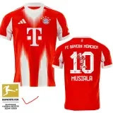 2025-26 Bayern Home Print Special Edition Photo Number Fans Soccer Jersey