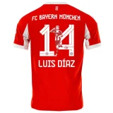 2025-26 Bayern Home Print Special Edition Photo Number Fans Soccer Jersey