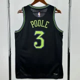 2025-26 Pelicans POOLE #3 Black City Edition Top Quality Hot Pressing NBA Jersey