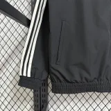 2025-26 Germany Black & Red Double Sided Windbreaker (双面风衣)