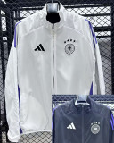 2025-26 Germany White & Black Double Sided Windbreaker (双面风衣)