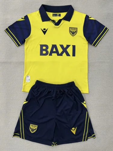 2025-26 Oxford United Home Kids Soccer Jersey