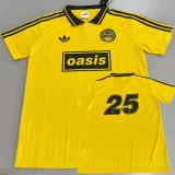 2025 Ad Oasis Joint Edition #25 Yellow Polo Short Sleeve (黑边)