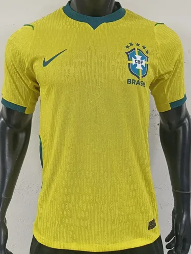 2026-27 Brazil Yellow Player Version Soccer Jersey