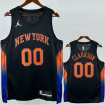 2025-26 KNICKS CLARKSON #00 Black Top Quality Hot Pressing NBA Jersey 2025-26 KNICKS CLARKSON #00 Black Top Quality Hot Pressing NBA Jersey